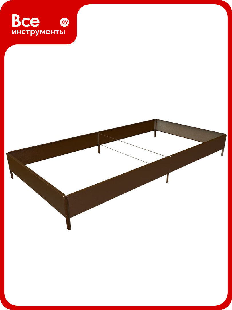 Готовая грядка Delta-Park GX 0.95х1.9 м коричневая 30020GX_95180Br