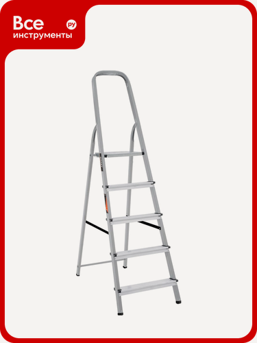 Изображение товара Комбинированная стремянка сталь/алюминий, 5 ступеней, Gigant SL 105