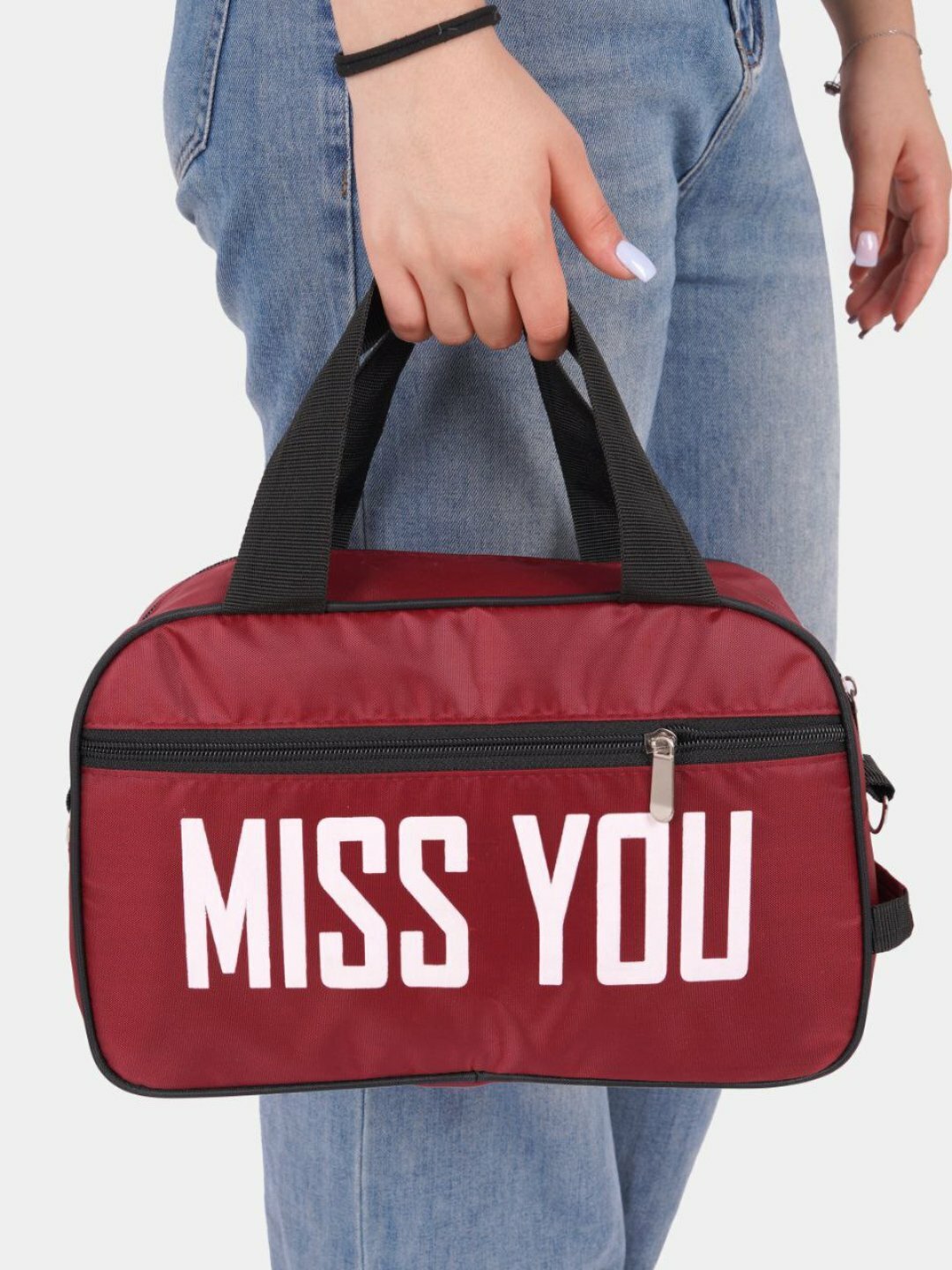Сумка  Miss You / Puma Small Sport Bag, фактура гладкая, красный