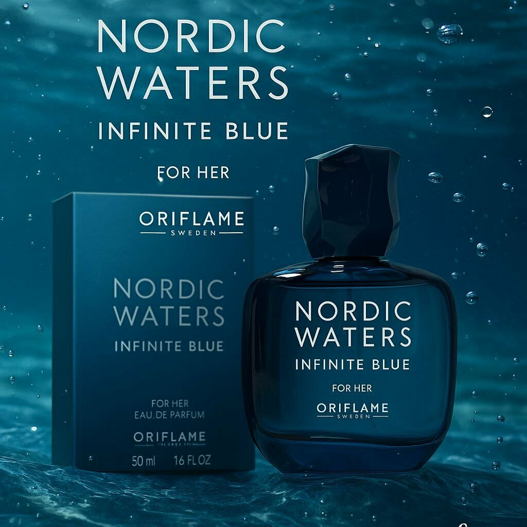 Nordic Waters Infinite Blue & Nordic Waters, 50 мл Парфюмерная вода для женщин,