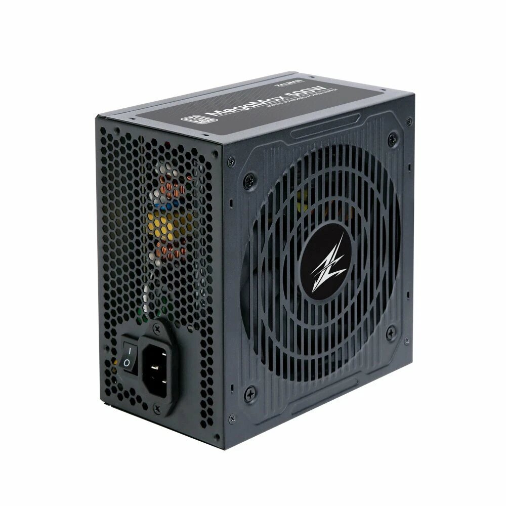 Блок питания Zalman "MegaMax", 500 Вт, защита от перегрева, черный