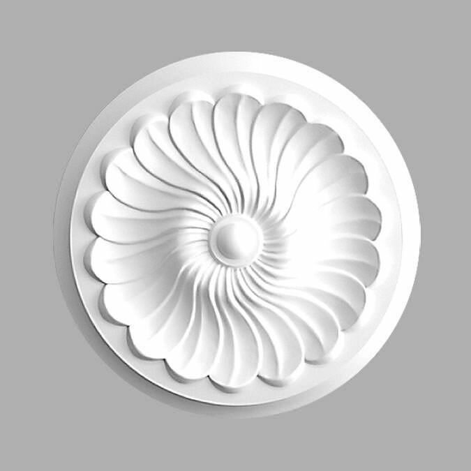 Розетка Потолочная Decomaster DR-12 d нар. 310 d вн. 30 h=58мм / Декомастер.