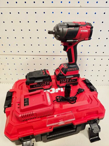 Изображение товара Гайковерт ударный Kyoal, KY6850, аккумуляторный, бесщеточный, 850 Нм, 21 В