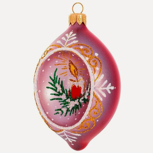 Изображение товара Игрушка на елку Прожектор "Свеча" 10см красный