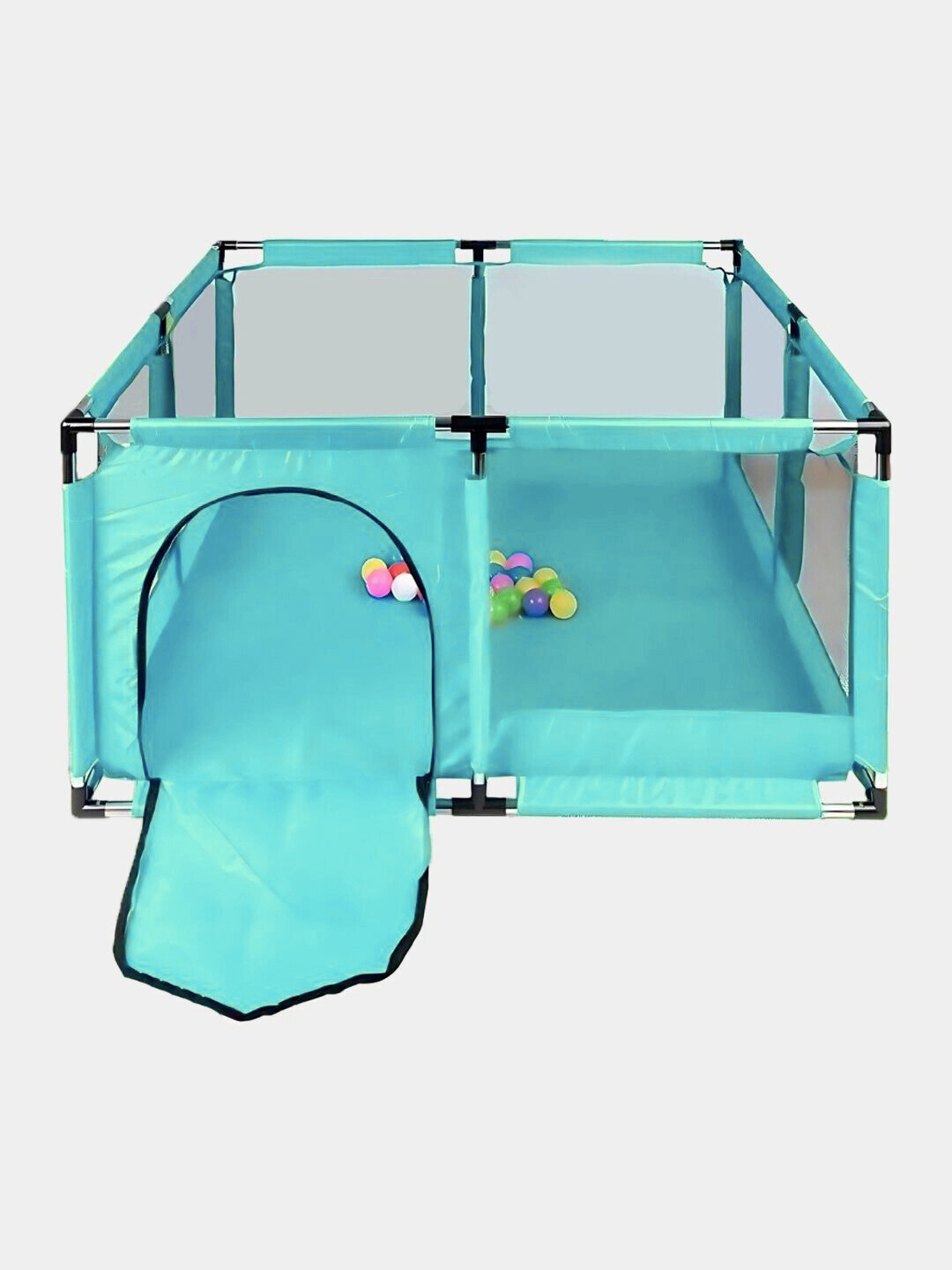 Сухой бассейн, манеж детский с шариками, легкий, прочный каркас — фото 1