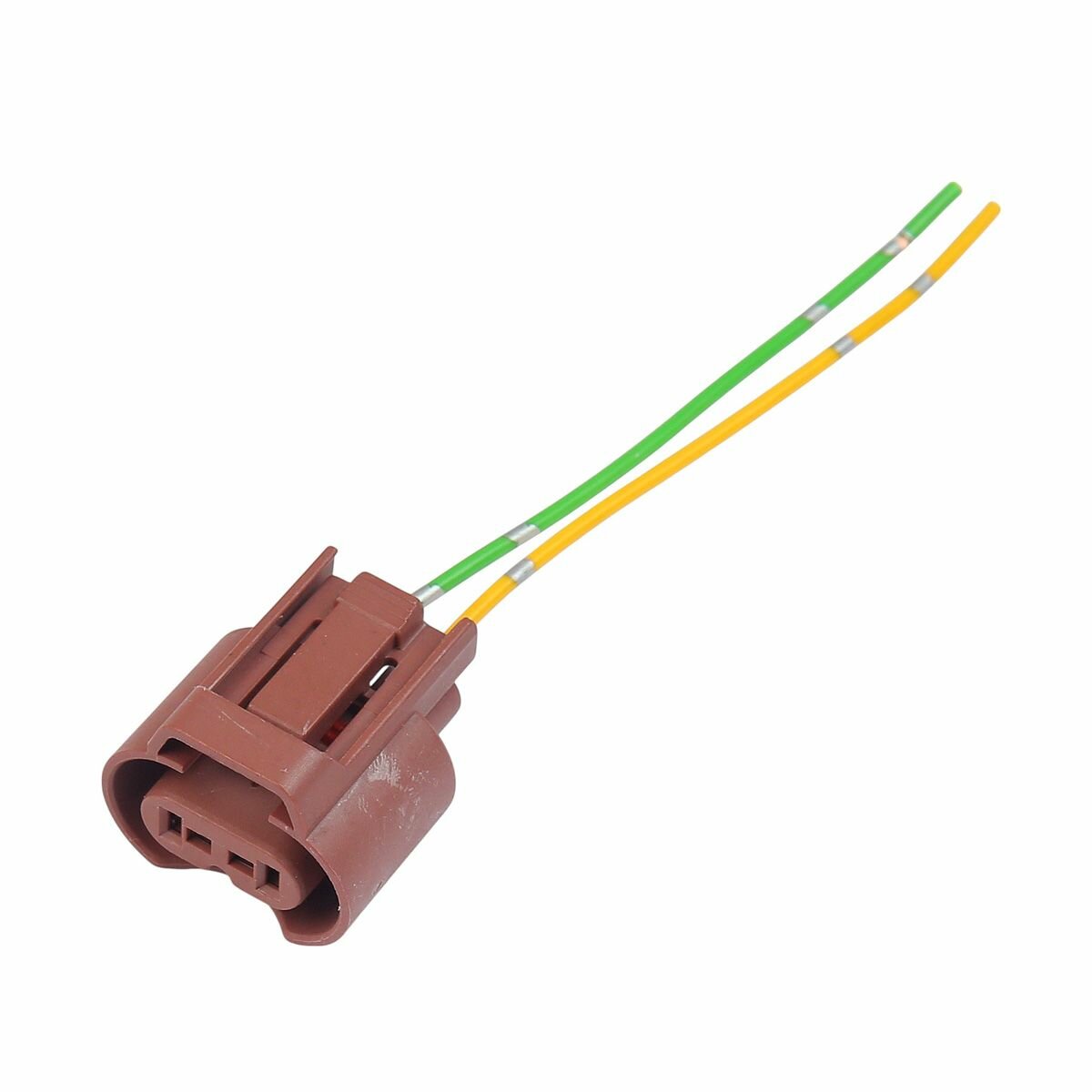 Разъем автолампы цоколь HB4 9006 коричневый с проводами 1 шт