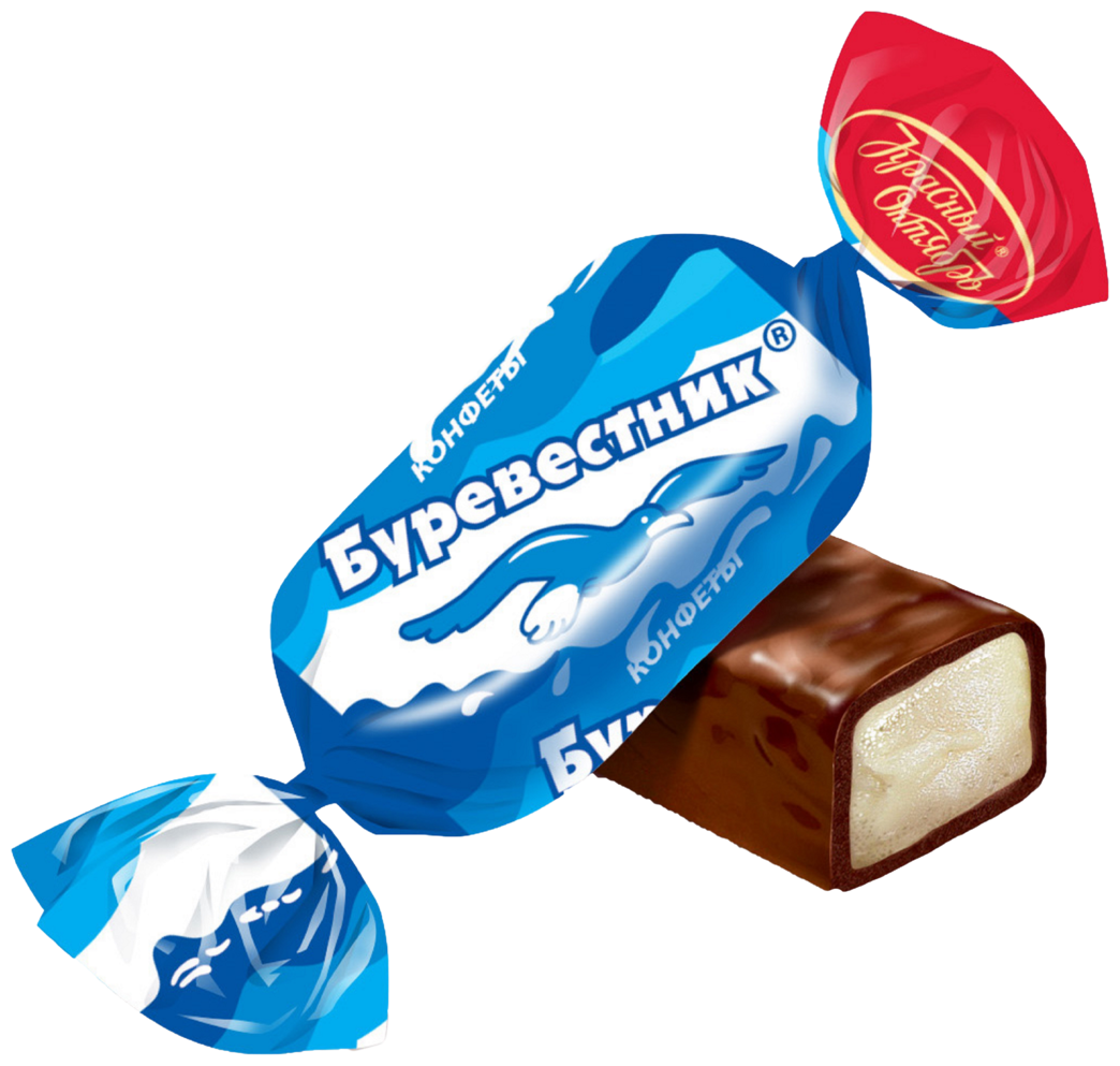 Конфеты  Буревестник  от Красный Октябрь  1000г  в шоколадной глазури
