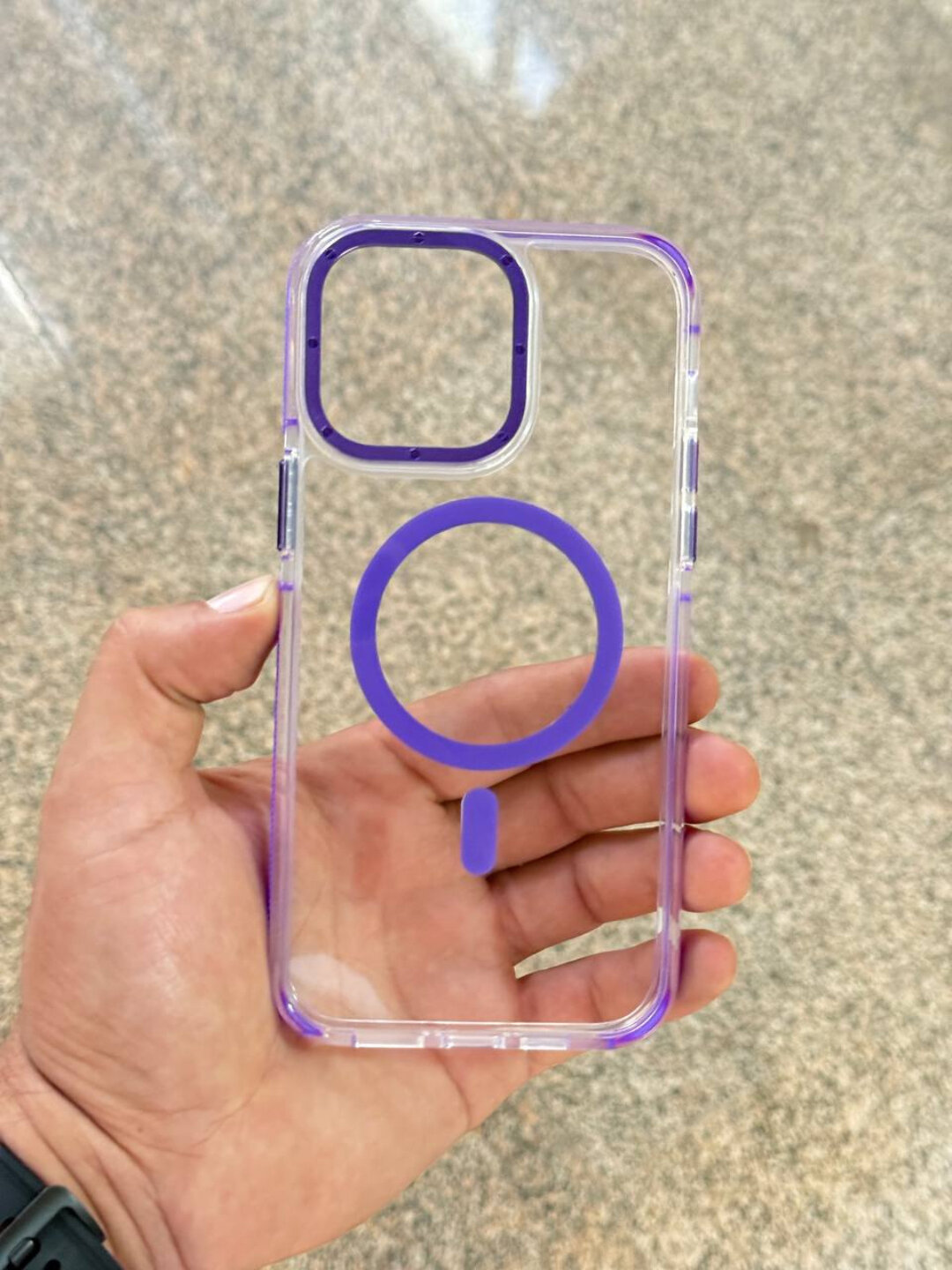 Чехол для iPhone 14Pro Max стеклянный, Прозрачный чехол с поддержкой идеальная защита и стиль для вашего iPhone