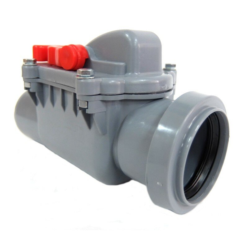 Обратный клапан для внутренней канализации 50 мм Мультимир пласт