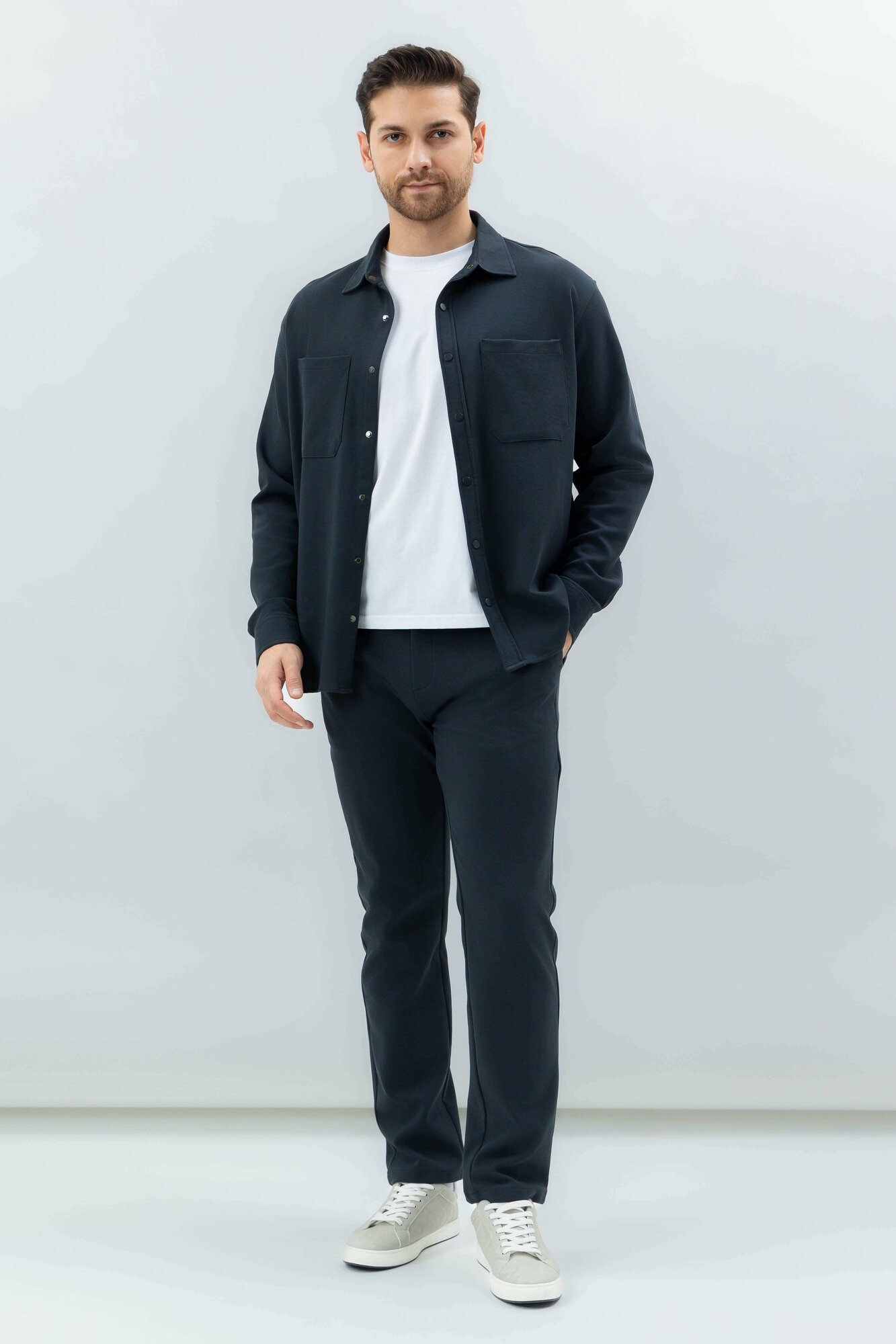 Брюки классические TERRA PRO, размер 31, navy — фото 1