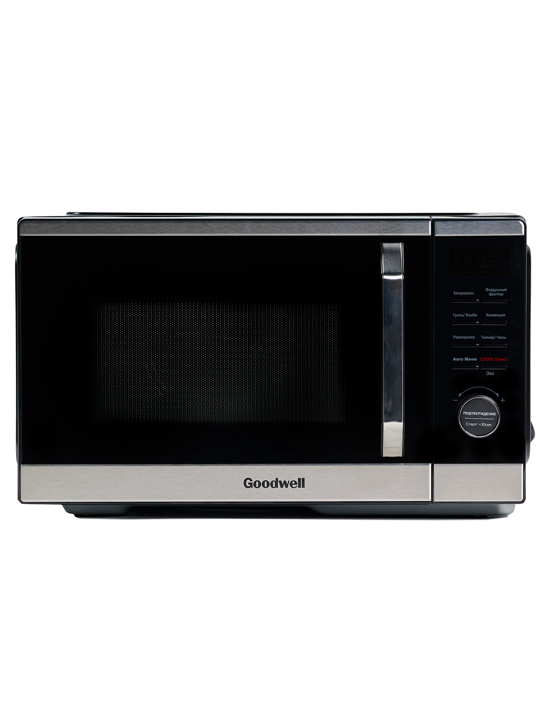 Микроволновая печь GOODWELL GMF 2307 BL, 23 л, цифровое, Мощность 800 Вт, сенсорные, уровней мощности 5