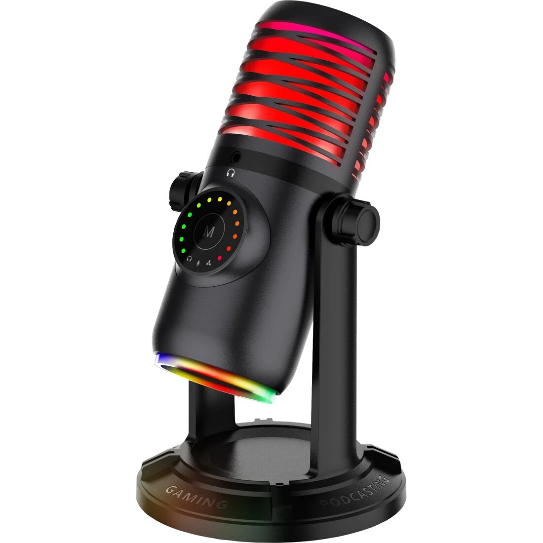 Микрофон Redragon Stellaris GM306 игровой, для стрима, USB, черный-test