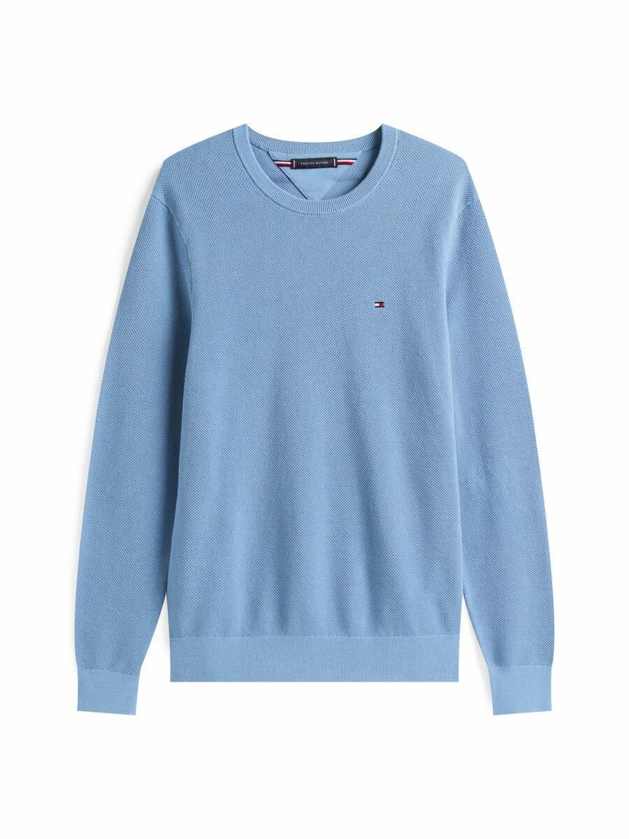 Джемпер TOMMY HILFIGER, размер M, голубой — фото 1