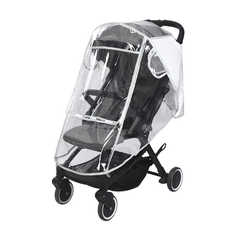 Universal Rain Cover for Strollers Protect from for Sun Dust Snow for Toddler for Bug Wind Ventilation Transparent