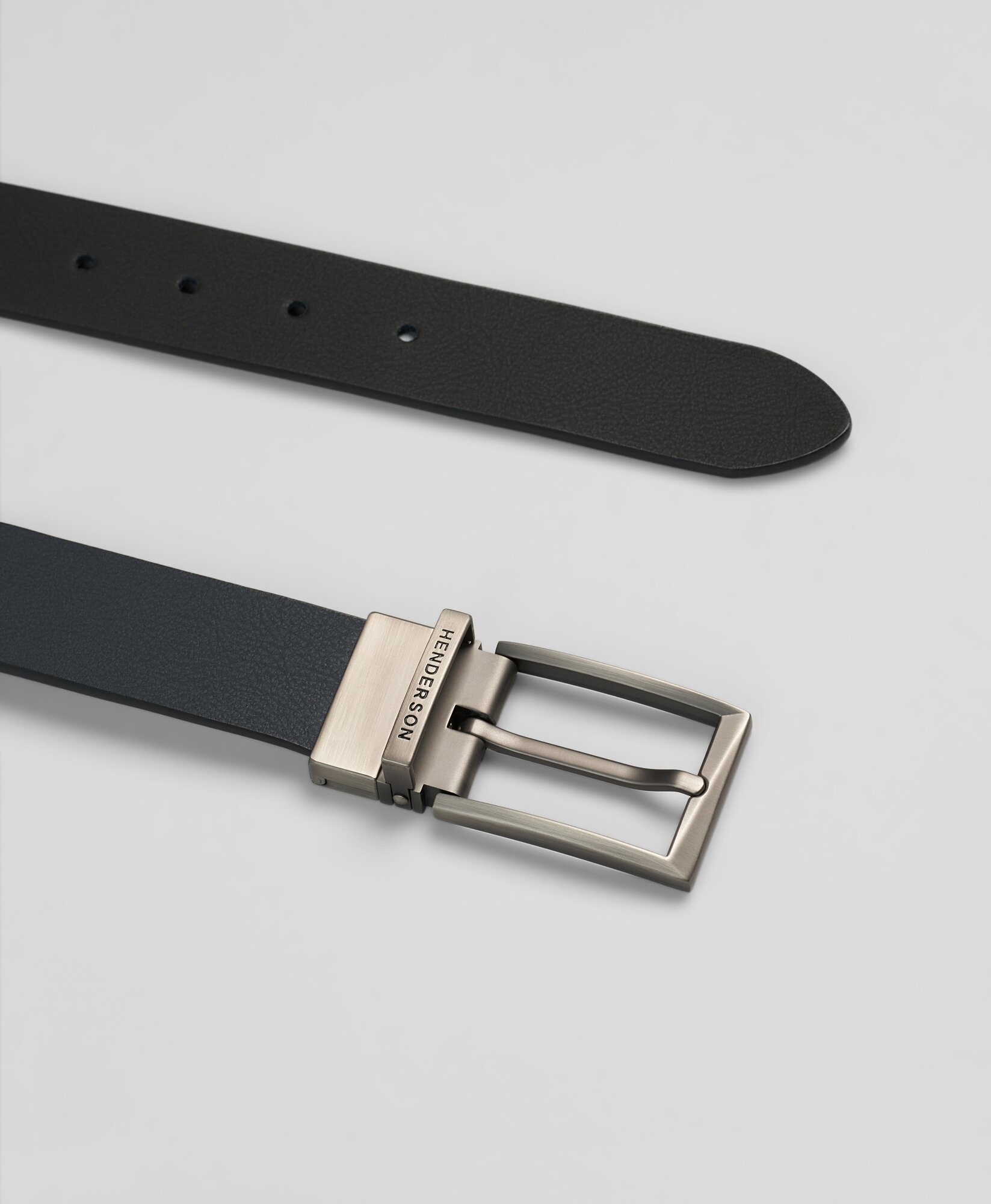 Ремень HENDERSON для мужчин, размер 115, сине-черный — фото 1