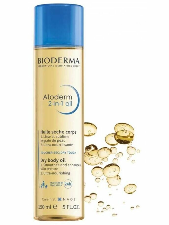 Биодерма Атодерм (Bioderma Atoderm) Масло Сухое для тела 2-в-1