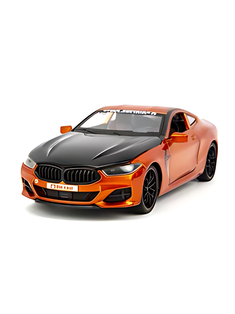 Металлическая музыкальная машинка BMW M8, 1/24, с подсветкой