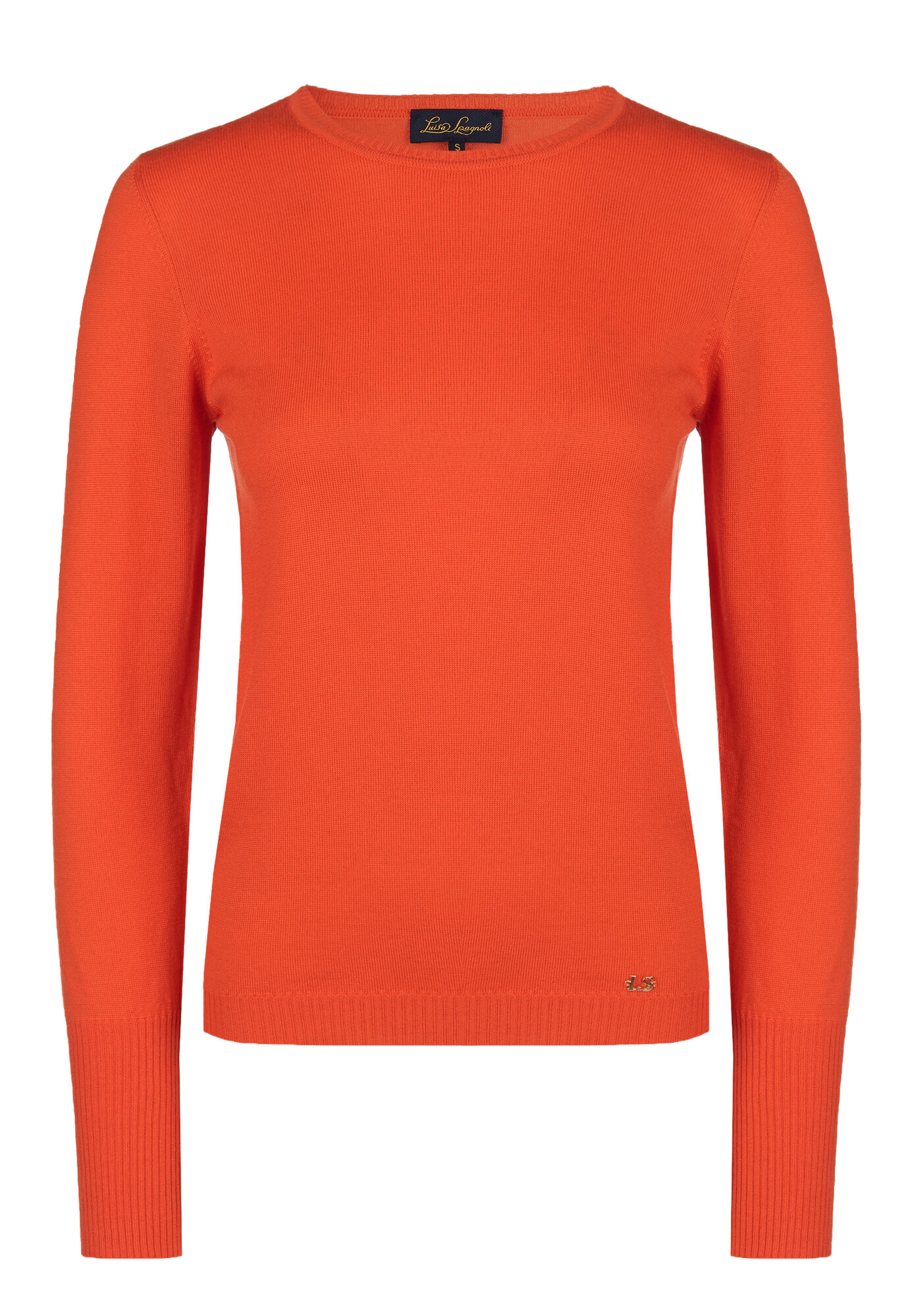 Пуловер Luisa Spagnoli, размер L, , оранжевый