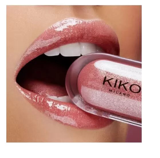 Блеск для губ KIKO (31)Milano "Pearly Shell 3D", увлажняющий, розовый, 6.5 мл