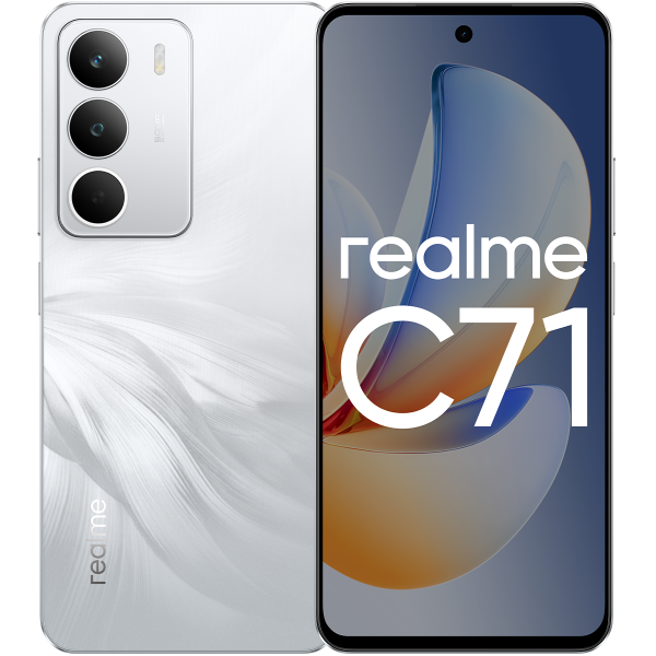 Мобильный телефон Realme C71 6/128 ГБ, белый