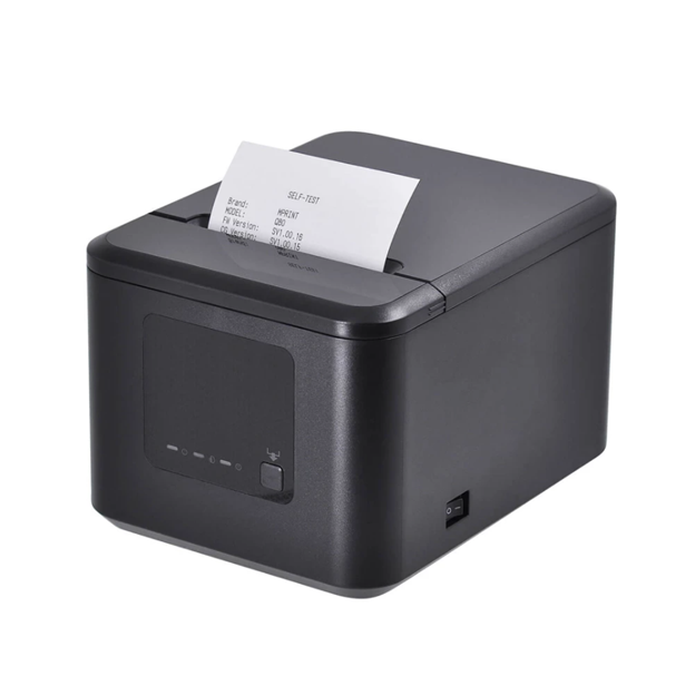 Чековый принтер MERTECH Q80 (Ethernet, USB Black), до 230 мм/сек, 203 DPI