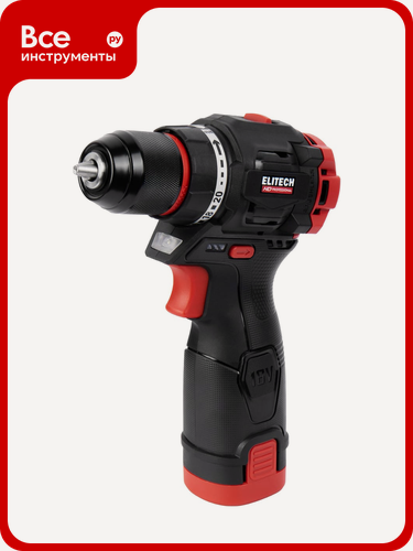 Изображение товара Аккумуляторная дрель Elitech CD 16L2 (16В, 2х2Ач, 55Нм, BL) HD 205715