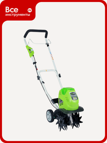 Изображение товара Культиватор аккумуляторный GreenWorks G40TL 40V, с 1хАКБ 4 Ач c USB и ЗУ