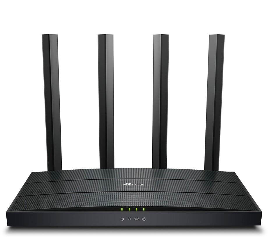 Роутер Wi-Fi TP-LINK Archer, Wi-Fi 6, двухдиапазонный, 2.4/5ГГц, 3 LAN, черный