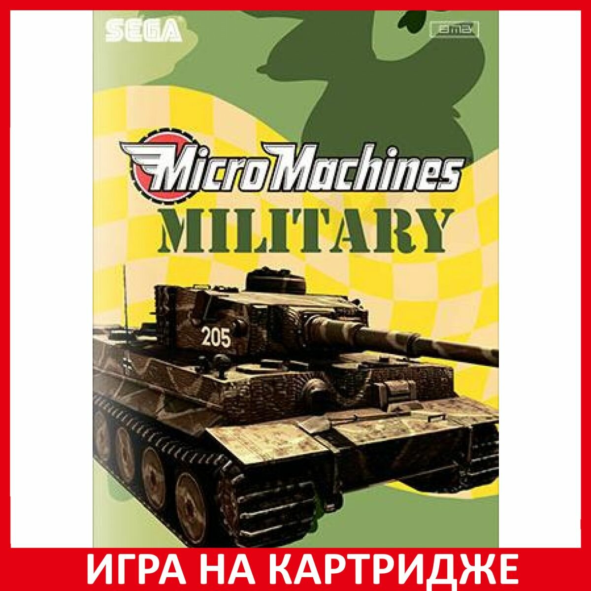 Игра Micro Machines Military Русская Версия 16 bit Картридж для Sega