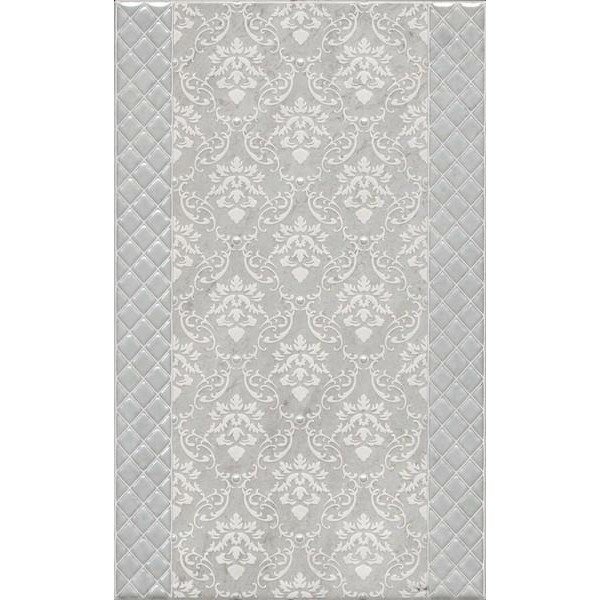 Декор керамический Kerama Marazzi AZ/A053/6424 Мотиво серый светлый глянцевый 25x40x0.8 см (цена за 1 штуку)