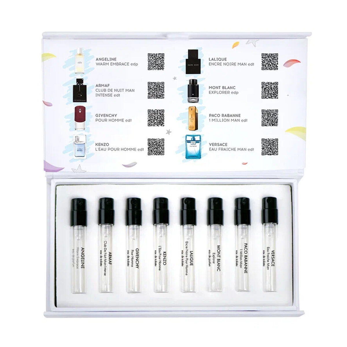 Подарочный набор Aroma Box, парфюмерная вода, 8 флакончиков по 1.5мл мужской