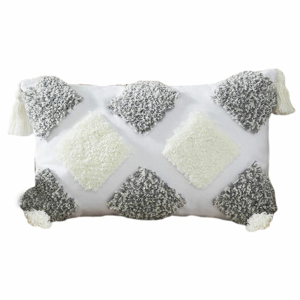 Тканая подушка в пасторальном стиле для чехла Multicolor Rhombus Cushion Co 30X50CM