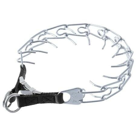 ZooOne 32 мм х 60 см ошейник строгий для собак средних и крупных пород съемные разнонаправленные звенья c разворотной пластиной