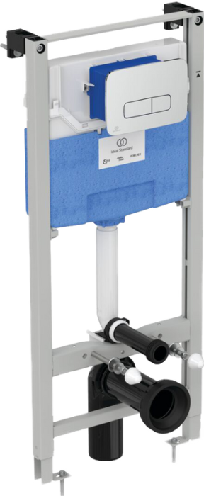 Система инсталляции для унитазов Ideal Standard R020467 PROSYS 120 M R0308AA с кнопкой хром