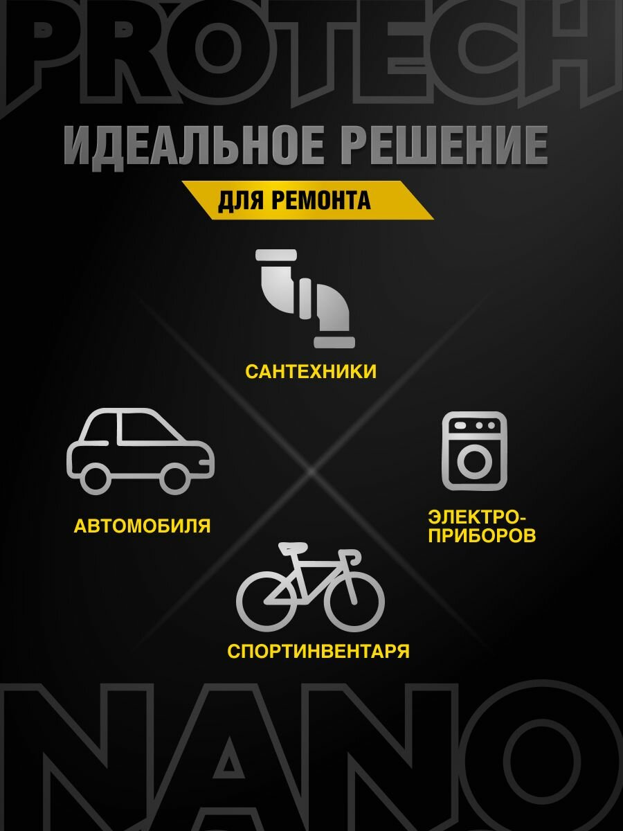 Герметик фиксатор резьбы (средний уровень фиксации) NANOPROTECH, 6 мл — фото 1