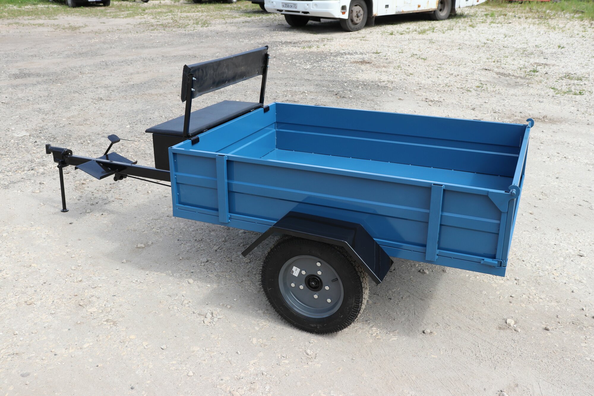 Прицеп для мотоблока самосвальный серии Фермер МПС1 г/п 500 кг