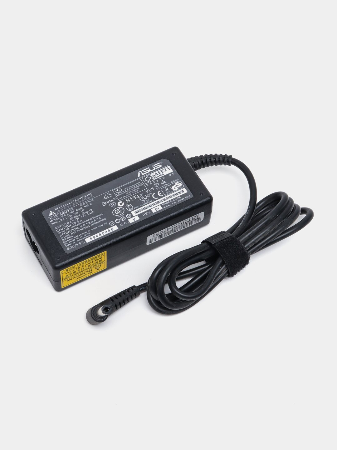 Зарядное устройство для ноутбука Asus 19V Вольт, 3.42A Амепер, 65W Ватт, 5.5х2.5 мм