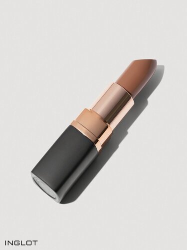 Изображение товара Помада Inglot Kiss Catcher 63 Alike 910, коричневый меланж, увлажняющая