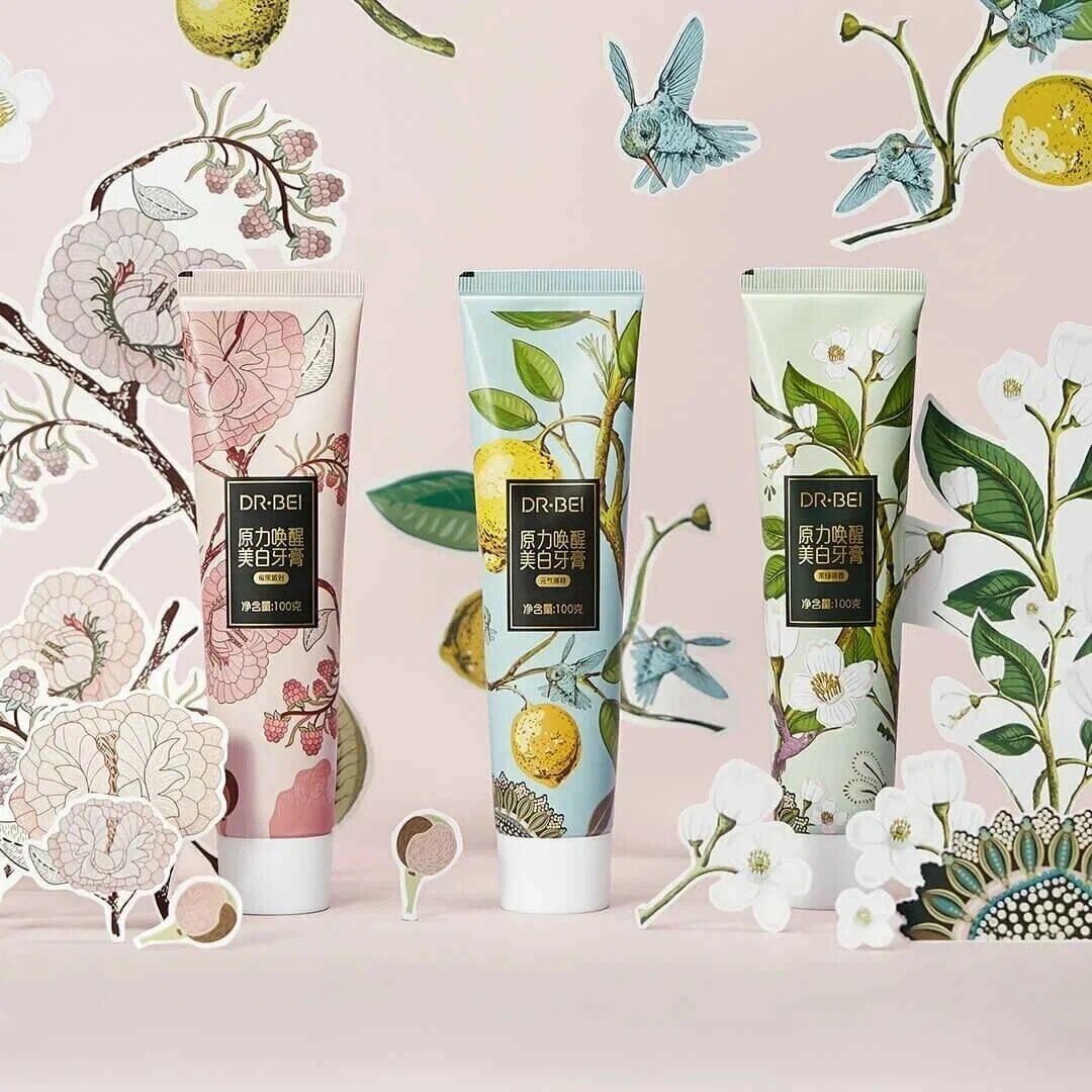 Зубная паста Dr.Bei MGPD, комплексный уход, вкус фруктовой мяты