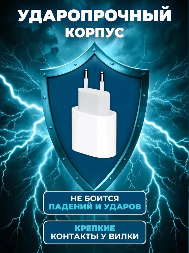 Блок питания Samsung 35W Type-C, для Samsung, быстрая зарядка, мощность 35 Вт — фото 1