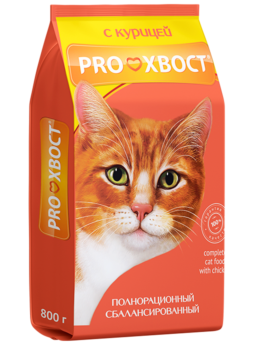 ProХвост для кошек курица, 0,8 кг