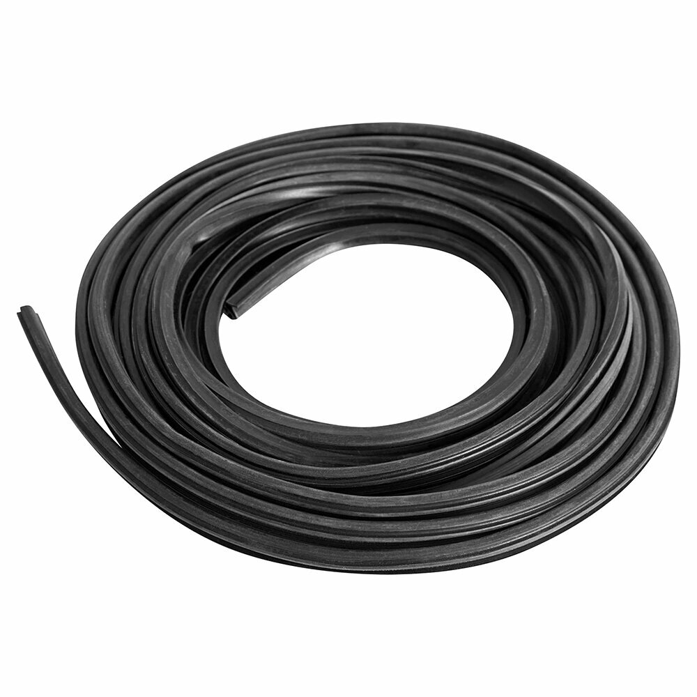 Уплотнитель для пластиковых окон и дверей ТДВ epdm-каучук 55 м черный