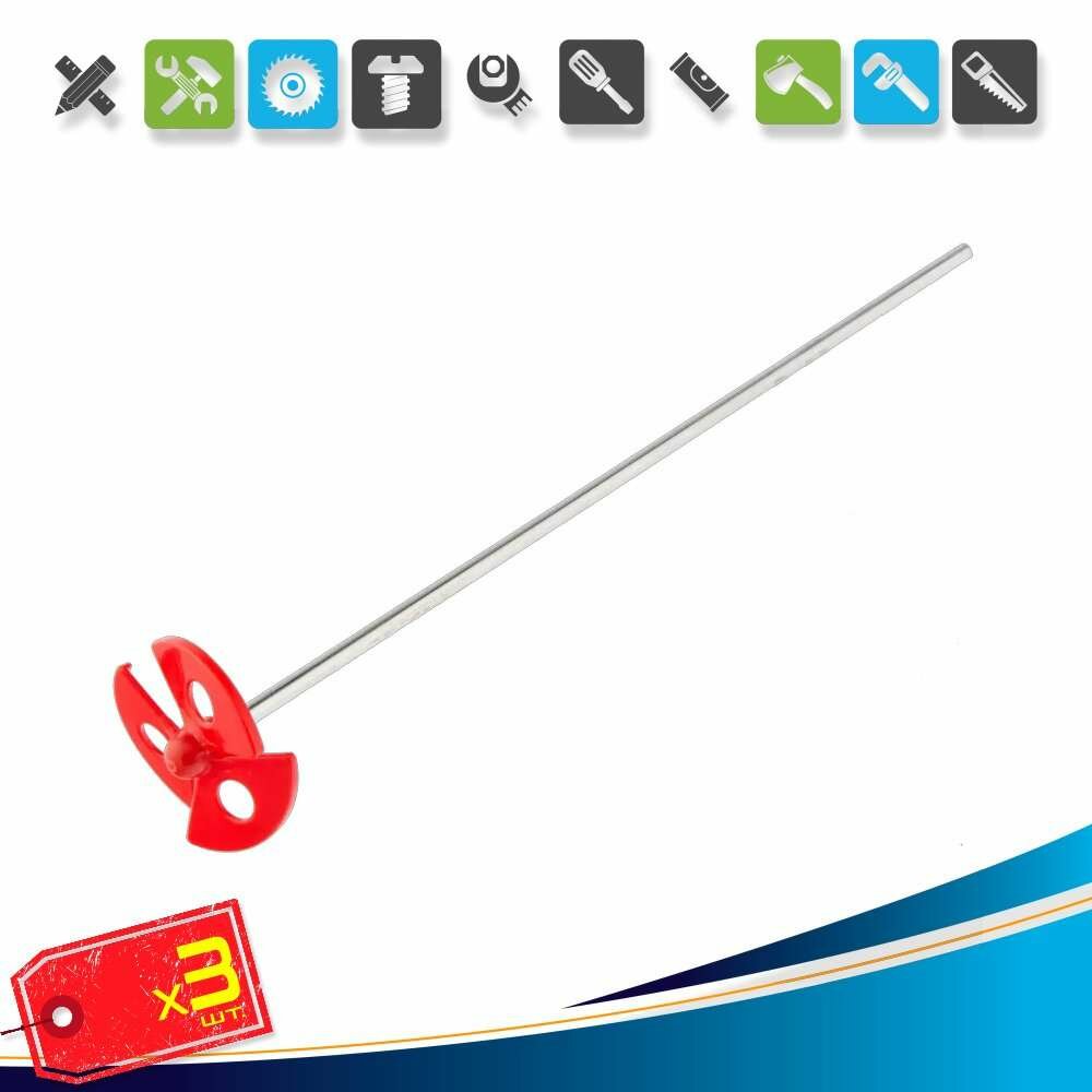 (3шт) х Насадка электромиксера Denzel 350x60 мм сталь