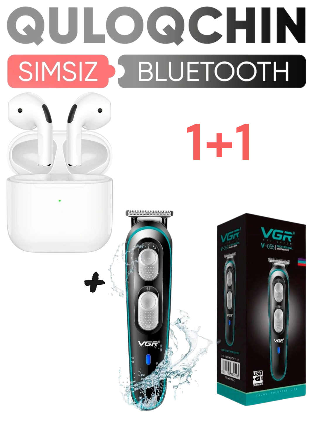 Беспроводные наушники Pods Pro 5, Pods 5 Bluetooth 5.3 и VGR 055