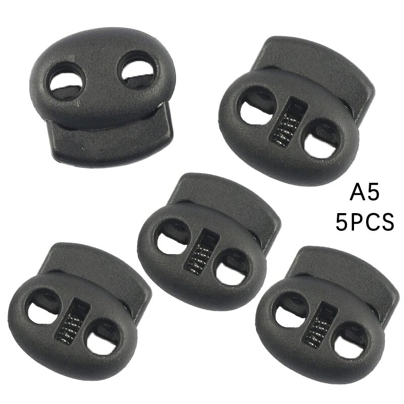 Пружинные стопоры для вязальных игл 5 шт. Черный A5