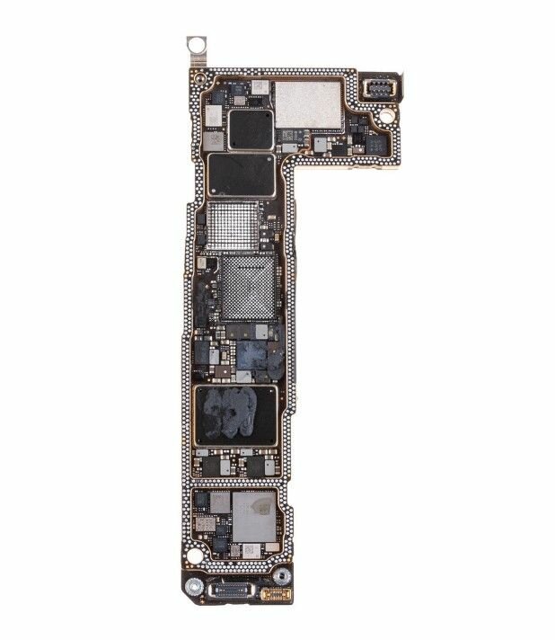 Материнская плата для iPhone 12 E-Sim без микросхем (Нижняя часть)