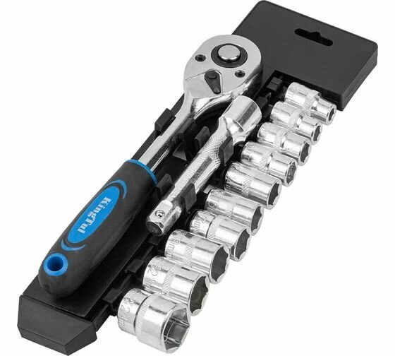 Набор инструментов KingTul 12 предметов 1/2, 6граней KT-4123(61273)