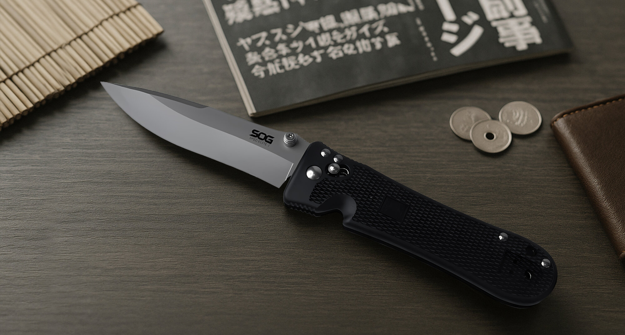 Нож складной SPEC ELITE I (SE14-CP), длина лезвия 10,2 см, длина ножа 22,2 см, сталь VG-10, Япония оригинал