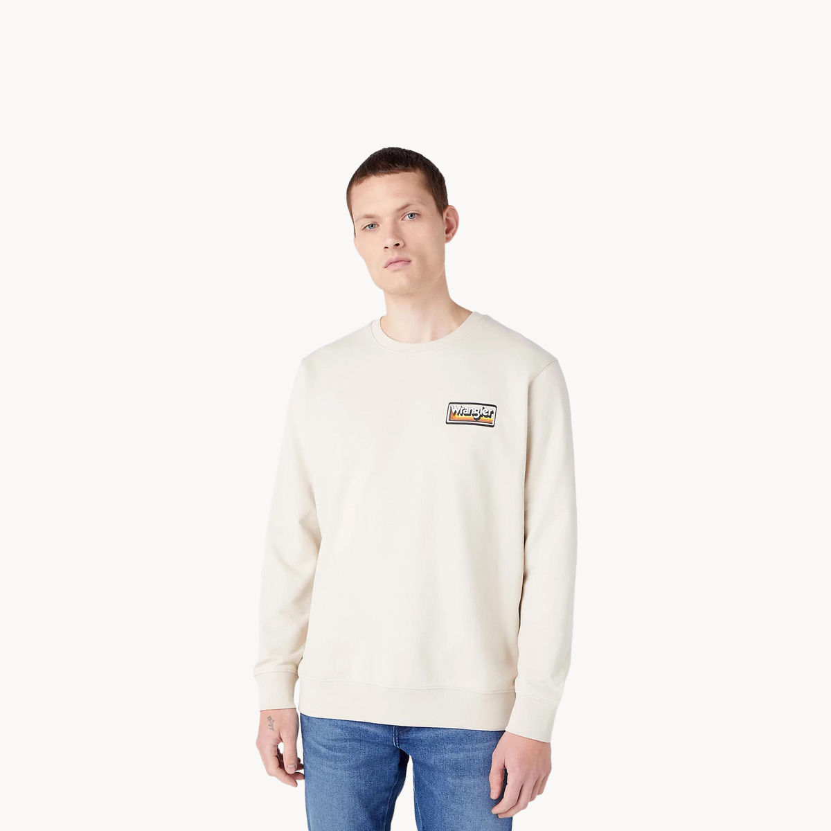 Свитшот Wrangler, размер S, , белый