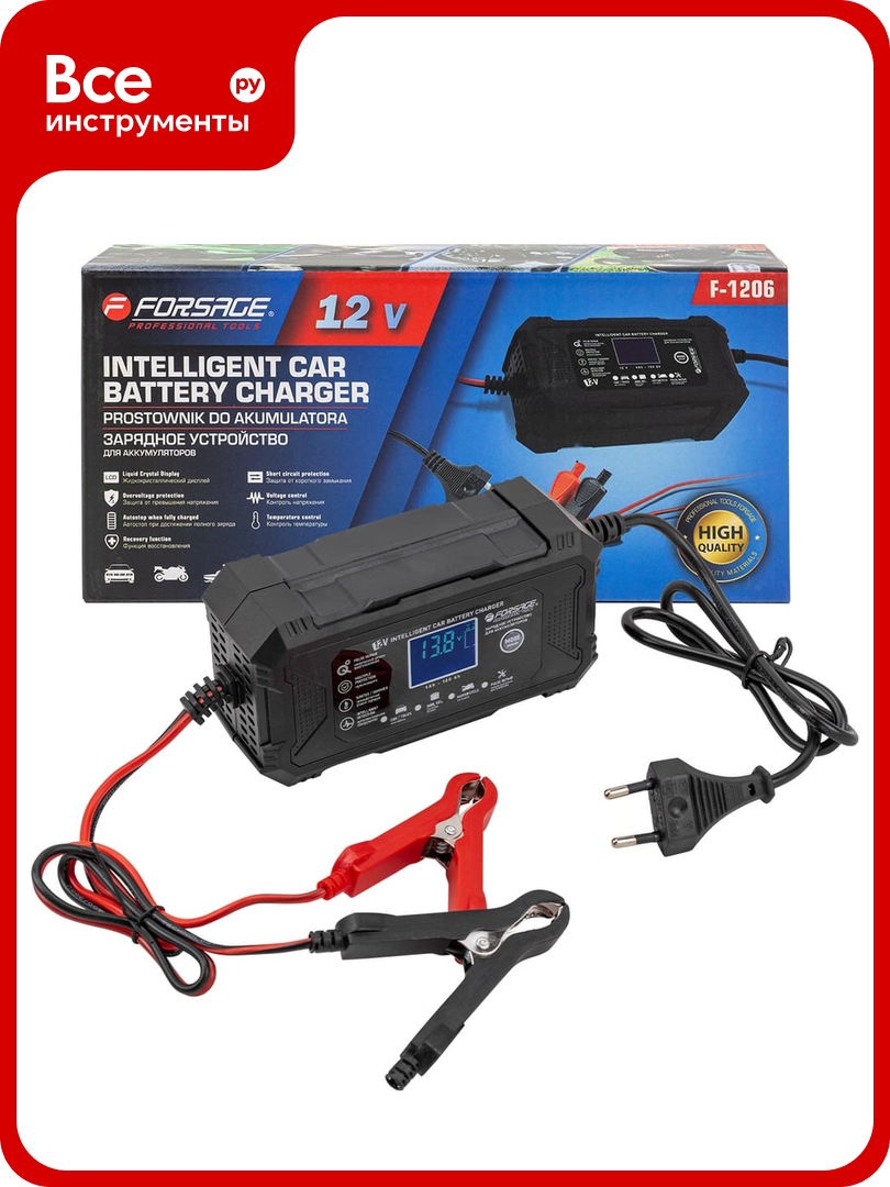 Импульсное зарядное устройство для аккумулятора Forsage f-1206 57835